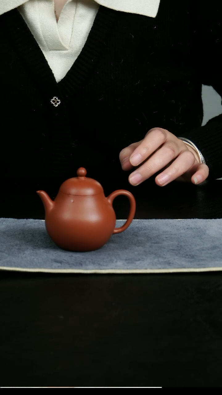 【闪购商品】紫砂茶壶朱泥梨形