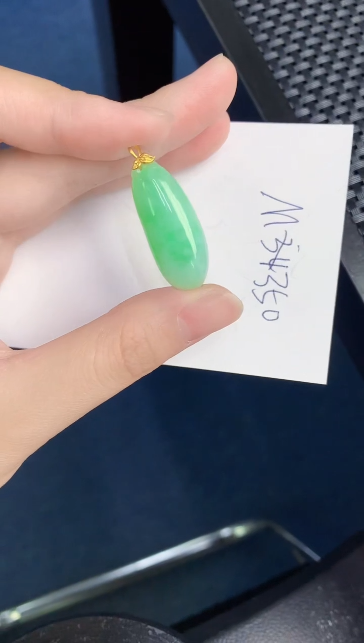 【闪购商品】翡翠颈饰18K金镶嵌000000000