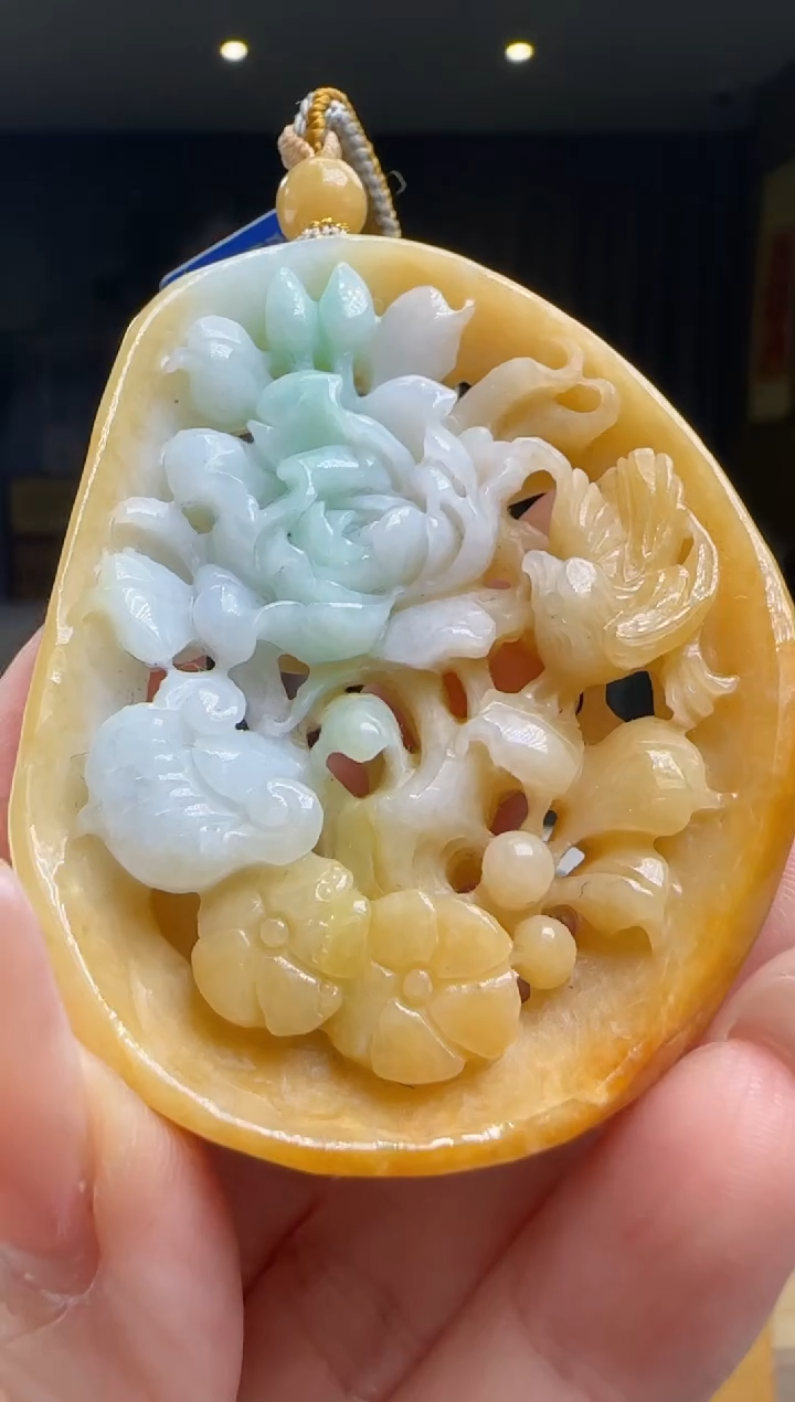 【闪购商品】翡翠颈饰未镶嵌YJ@@960Q3J14842