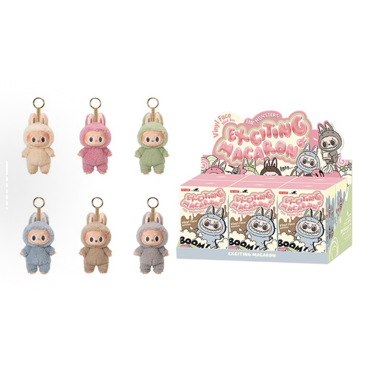 【直播代拆】1.0心动马卡龙搪胶脸盲盒