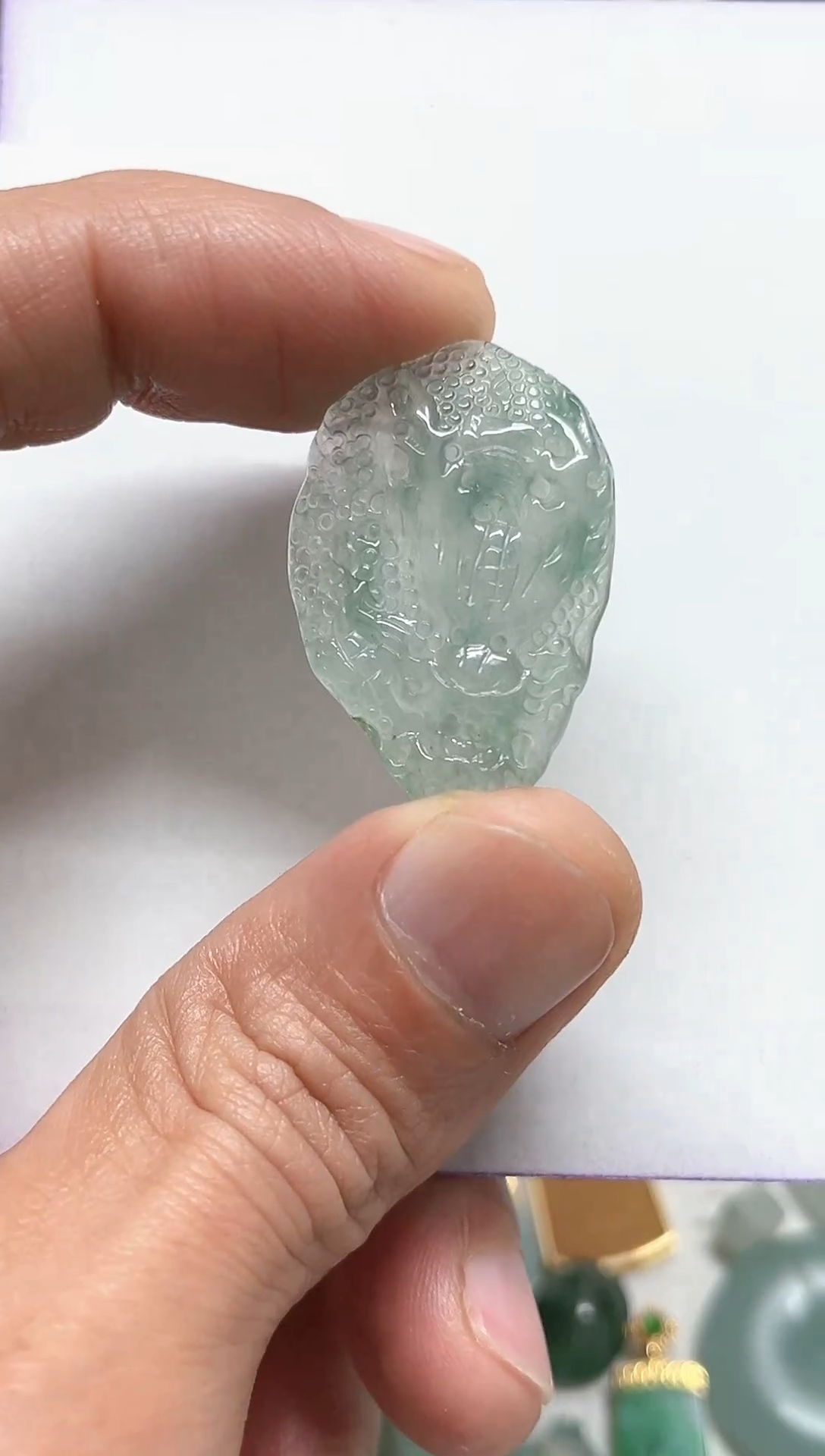 【闪购商品】翡翠颈饰未镶嵌天然缅甸A货翡翠吊坠