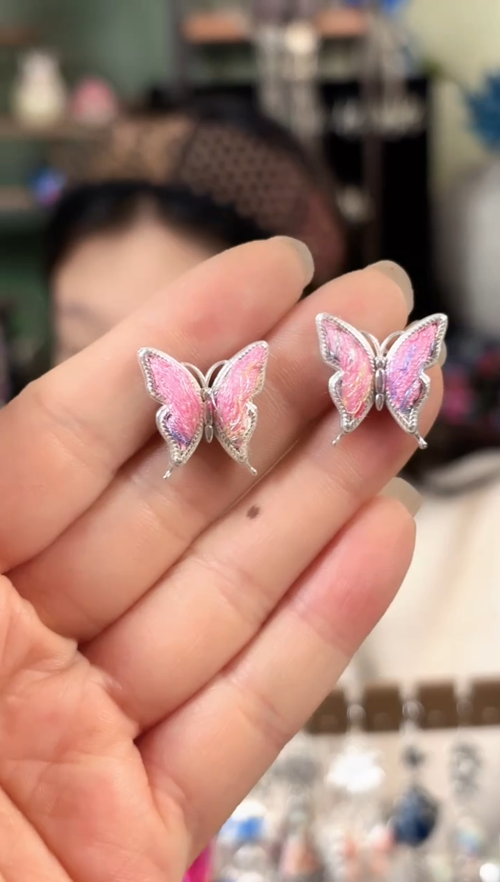 彩云南阁非遗老绣苗银饰品543