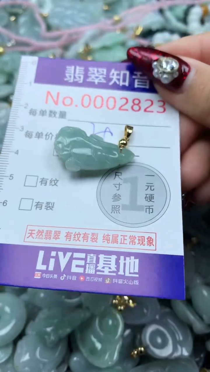 吊坠(不含链)未镶嵌翡翠2823