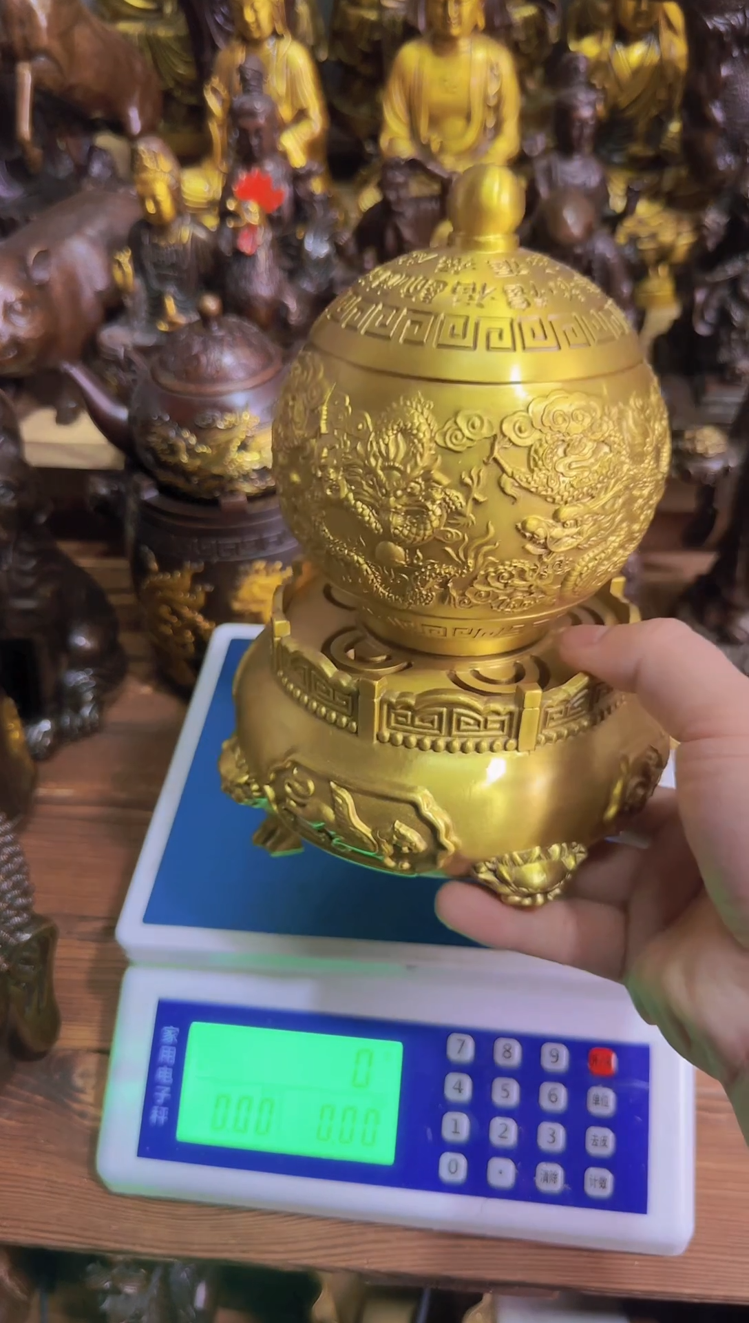 老黄黄铜装饰品摆件