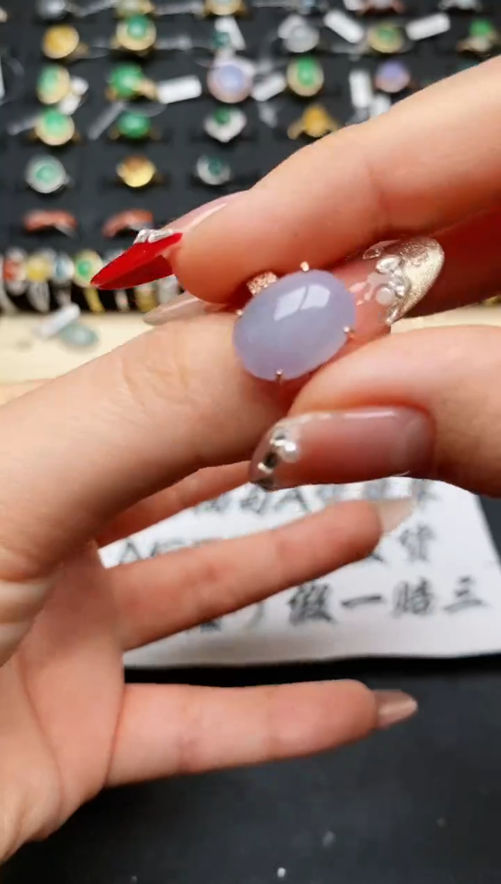 【闪购商品】翡翠戒指银S925镶嵌...........