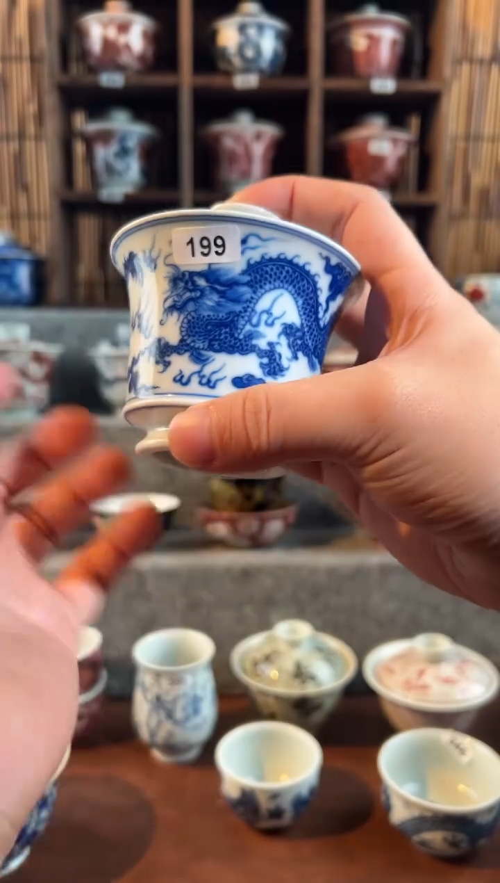 【闪购商品】199天禄言瓷手绘茶具