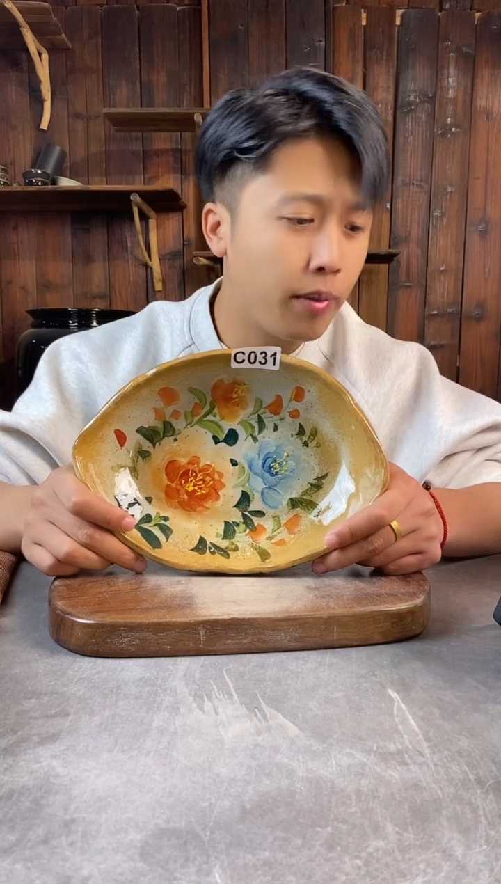 碗031，手工手绘，超值陶瓷！