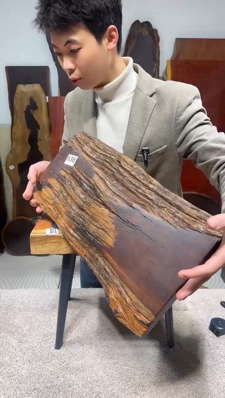 【闪购商品】风车木（黑檀木）尺寸52*23*2.2编号638