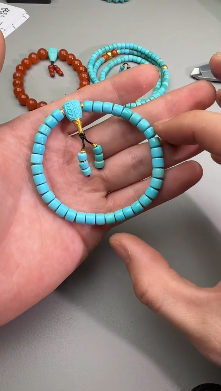 【闪购商品】绿松石手链合金绿松石手串