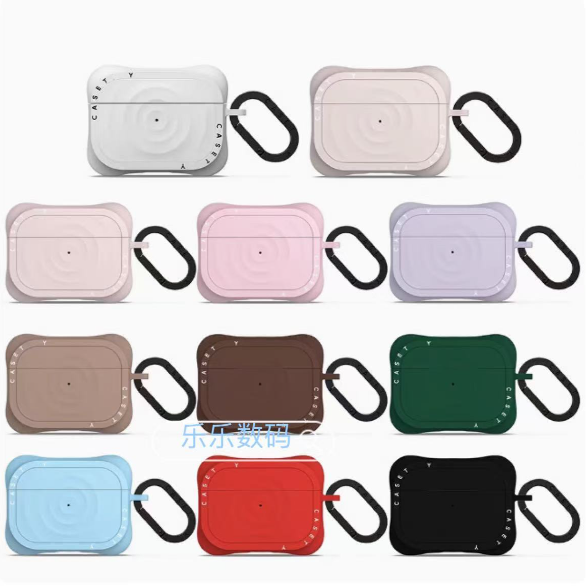 【C家同款】CASETI纯色波漾硅胶耳机壳适用AirPodespro2四代三代壳