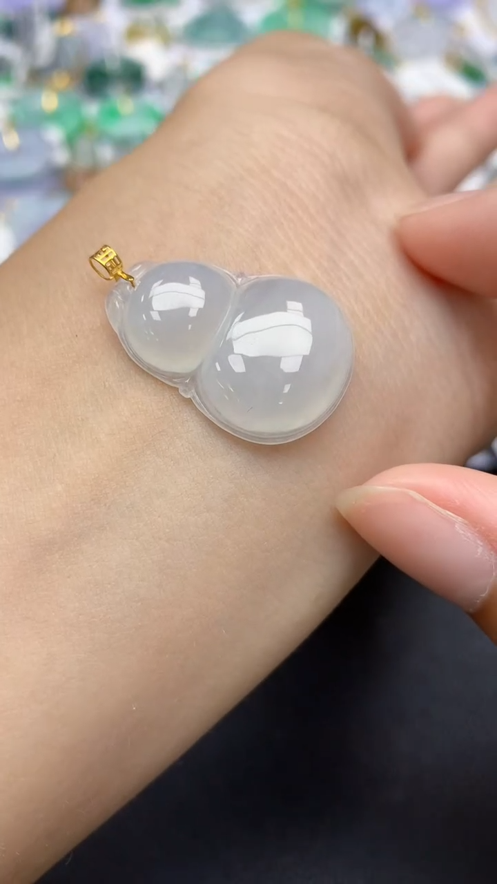 翡翠未镶嵌颈饰天然缅甸a货翡翠百元以上9元证书费自理