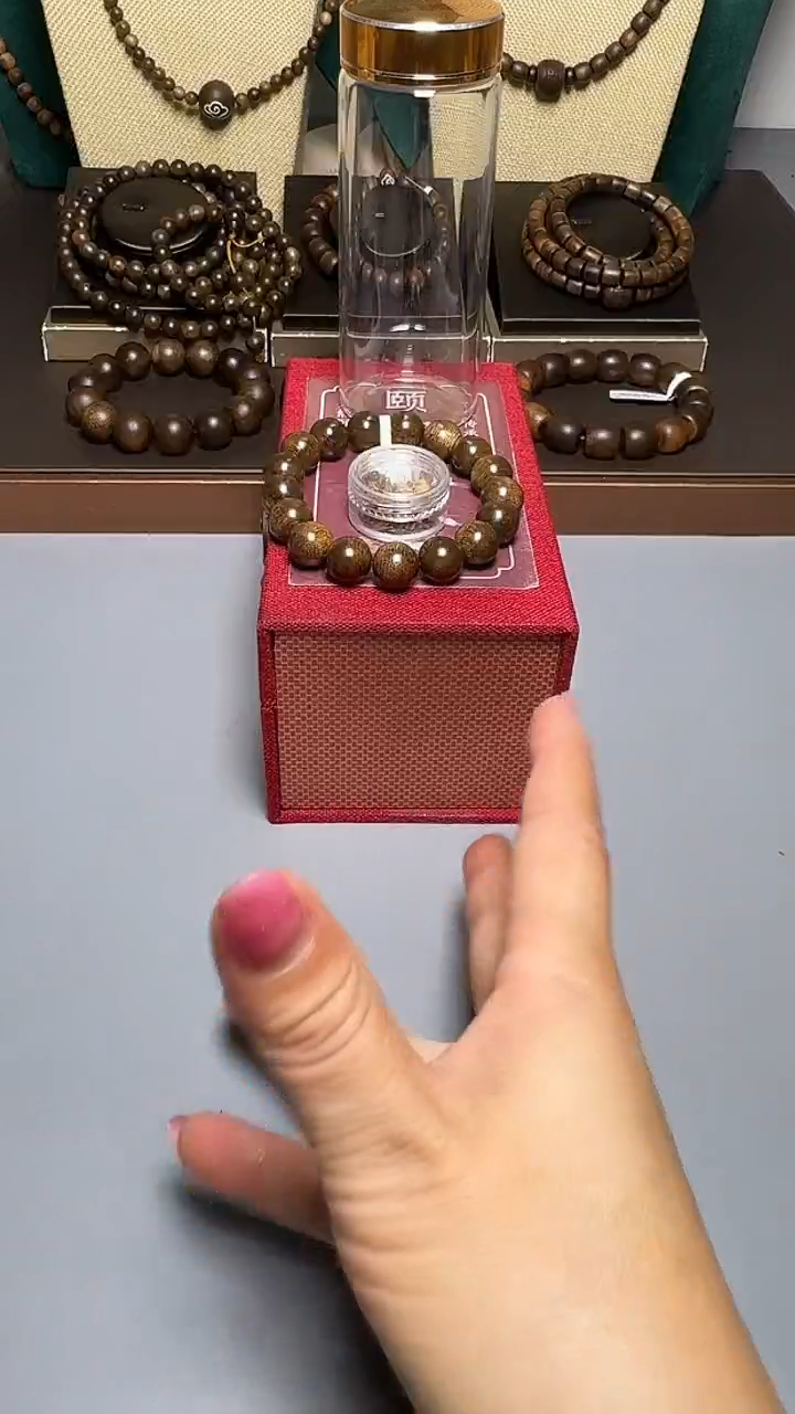 沉香海南金沙叶1.2圆珠单圈