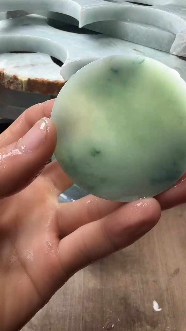 裸石翡翠天然翡翠A货花96