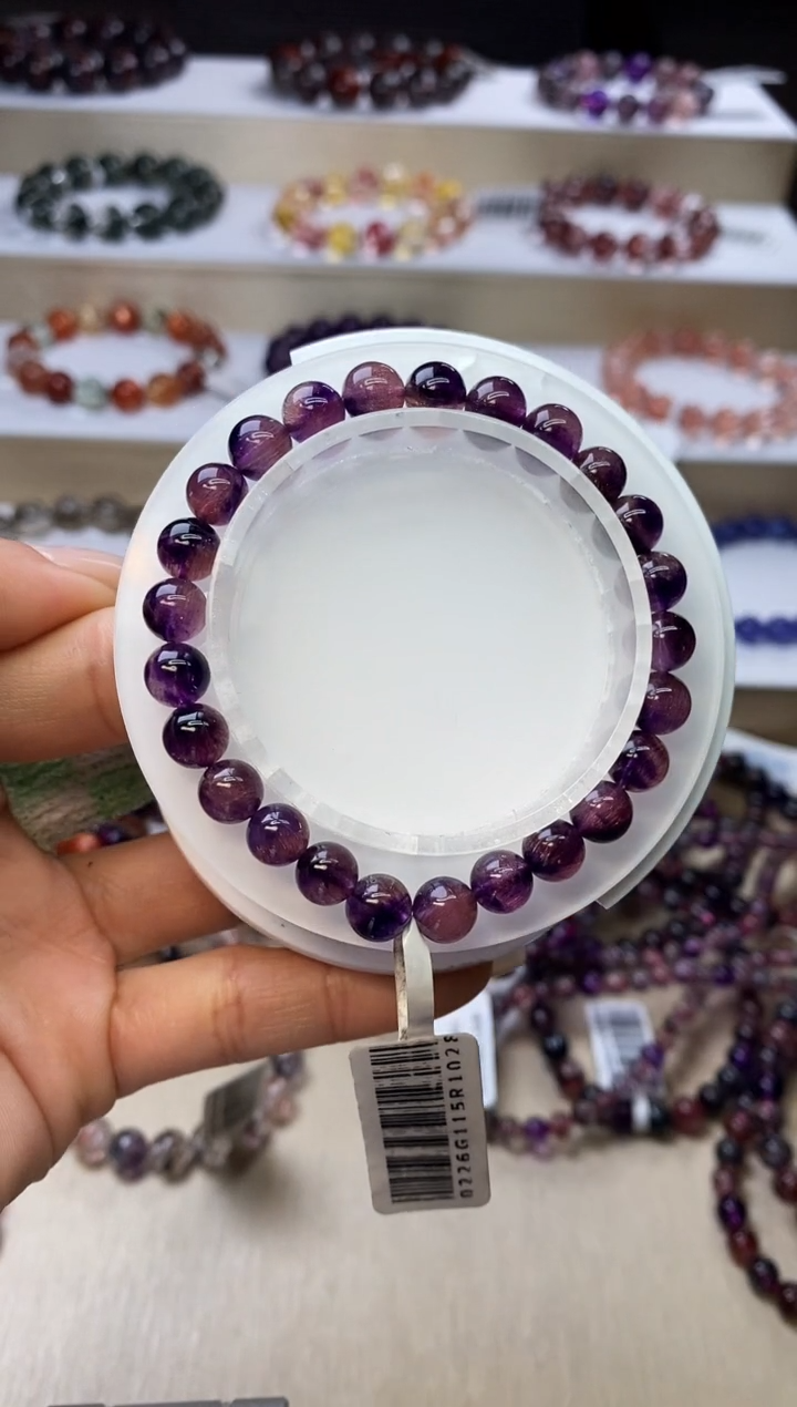 【闪购商品】水晶手链未镶嵌紫超七7m+
