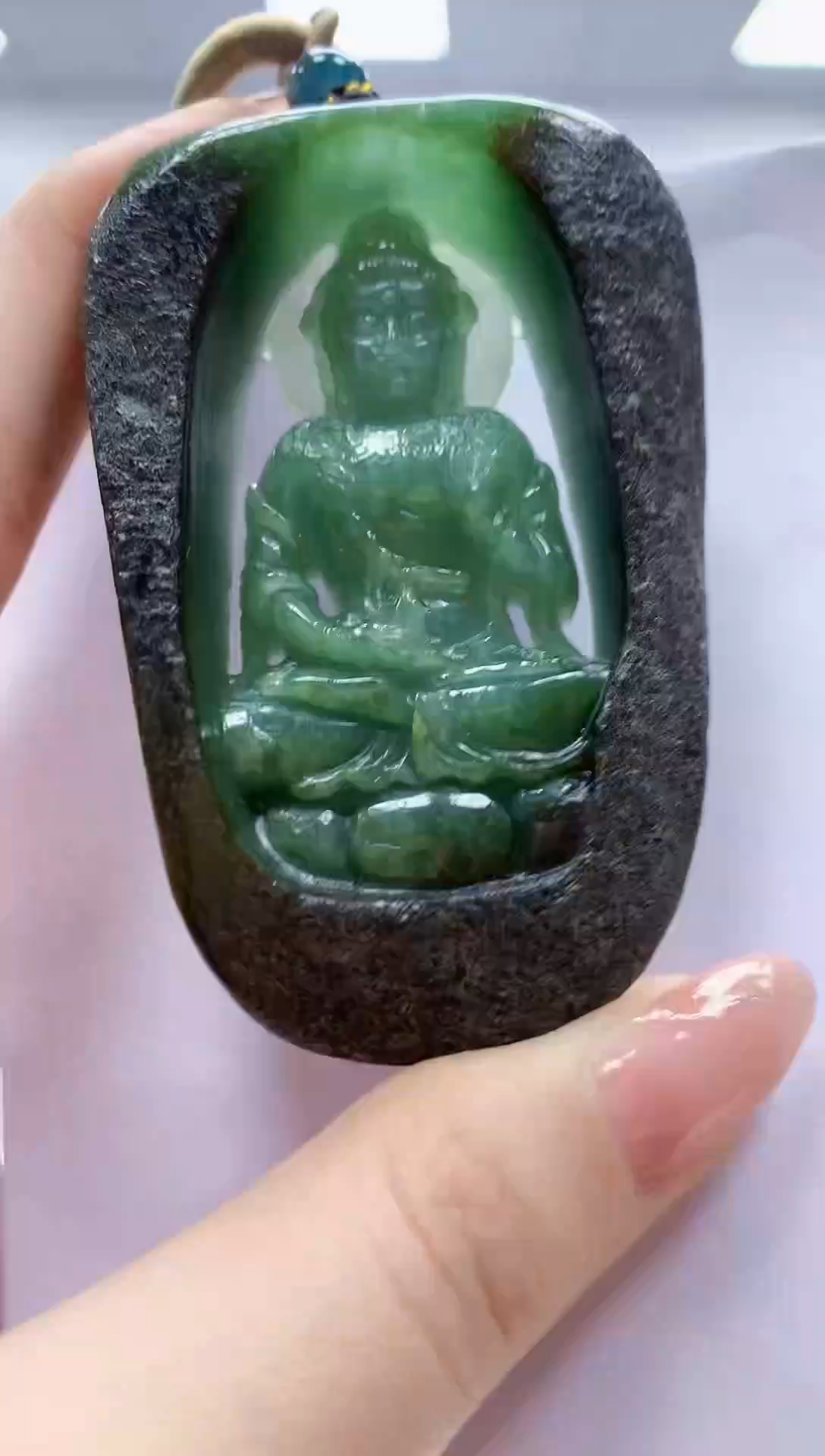 未镶嵌定制翡翠4917jw-毛货挂件43