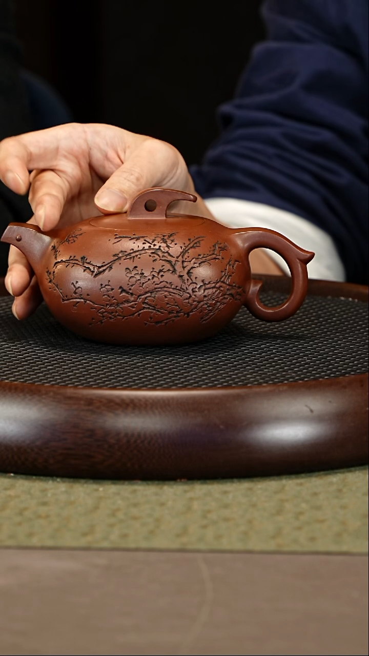 茶壶紫砂38 储立之 紫泥 慈凤 450cc