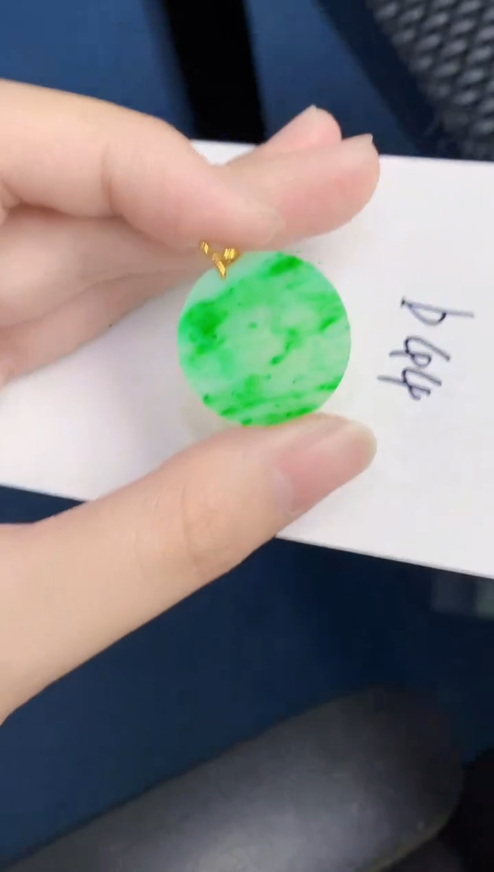 【闪购商品】翡翠颈饰18K金镶嵌000000000