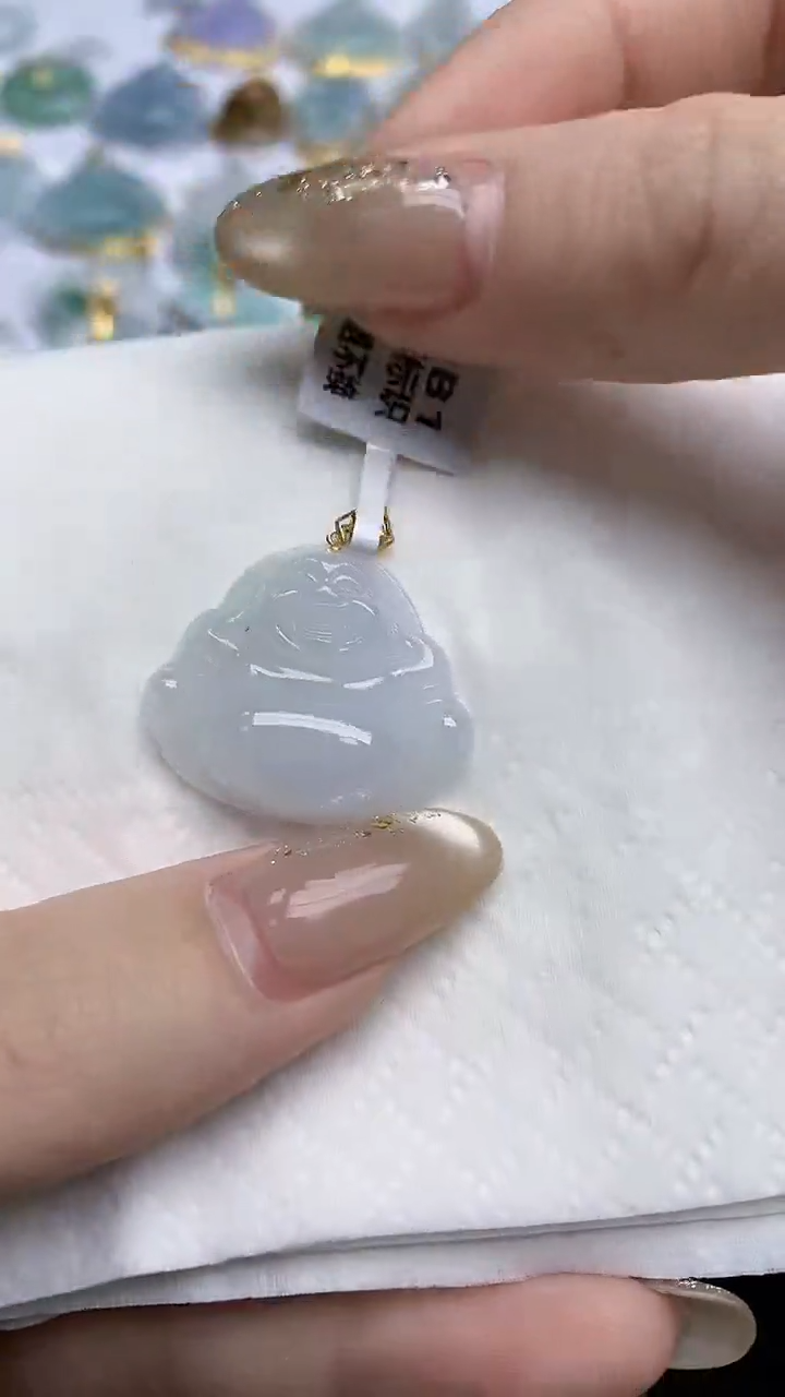 【闪购商品】翡翠颈饰未镶嵌天然A货翡翠 