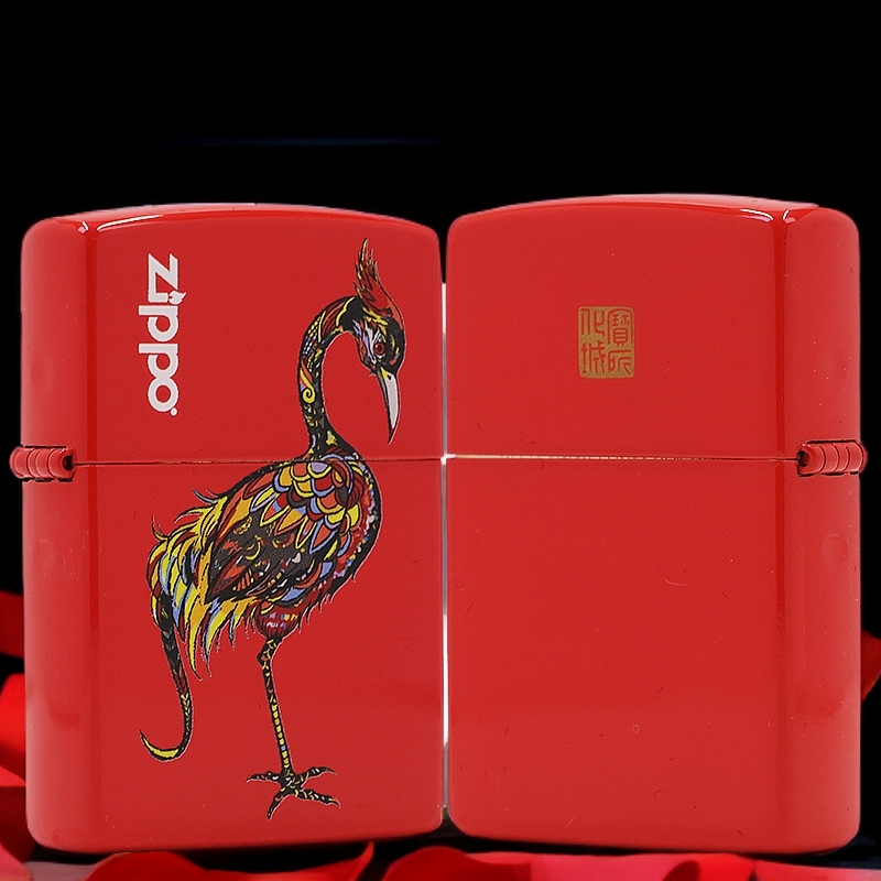 ZIPPO/之宝打火机山海经【 毕方鸟】原装正品煤油机DYJ1
