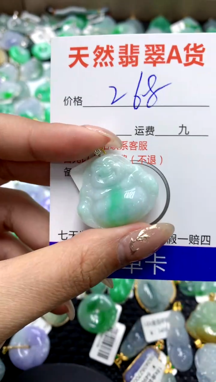 【闪购商品】翡翠颈饰18K金镶嵌1111111111111111