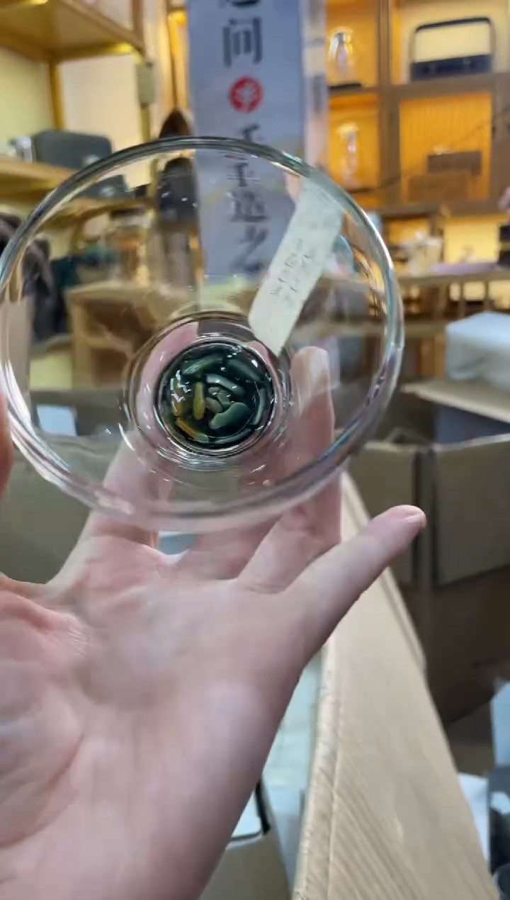 手工艺品玻璃品牌花珠主人杯单只