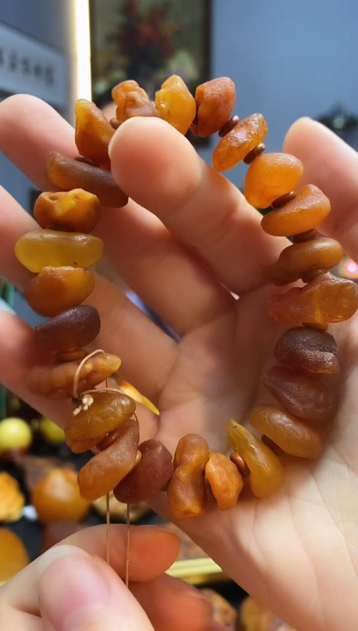 手串琥珀未镶嵌手串