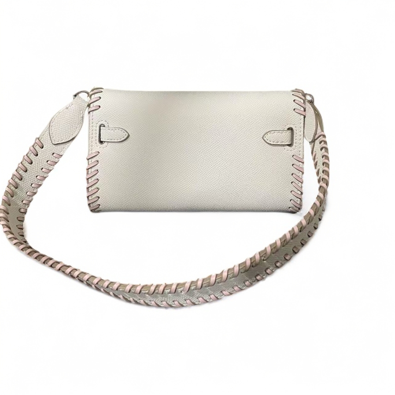 LQ-WITH-QUEEN真皮女包外缝方包白色0653