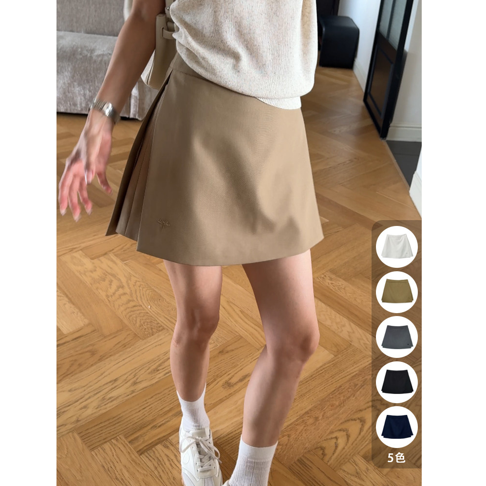 现货“小蜜蜂西装”半身裙2026A字显瘦裙裤通勤新款短裙短女