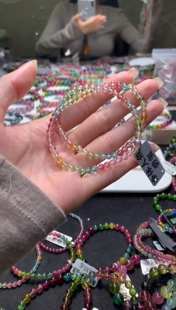 未镶嵌手串碧玺A53【天然碧玺】