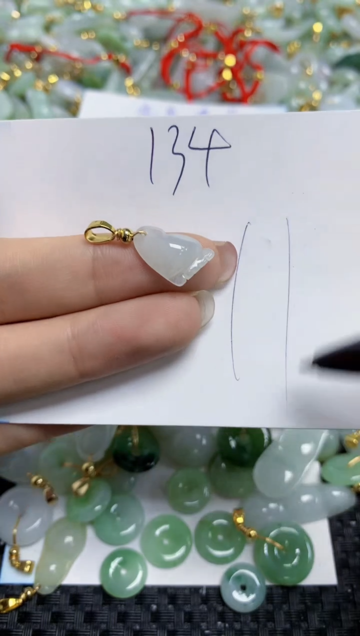 【闪购商品】翡翠颈饰合金   天然A货翡翠