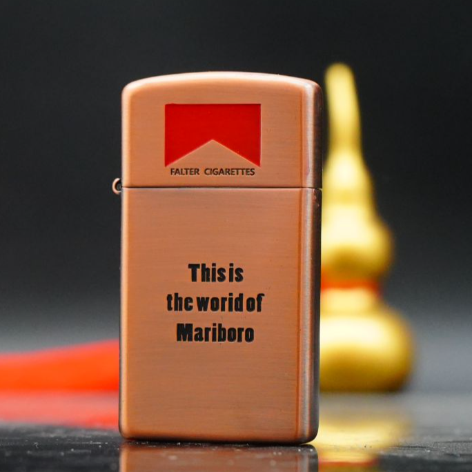 ZIPPO/之宝打火机XF 窄机镀紫铜红顶万宝路 DY9920DK