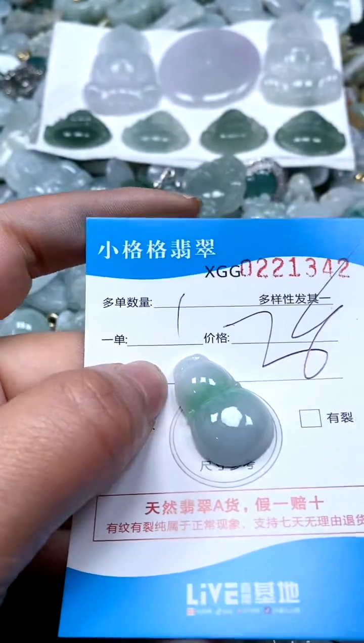 【闪购商品】翡翠颈饰未镶嵌闪购商品0221342