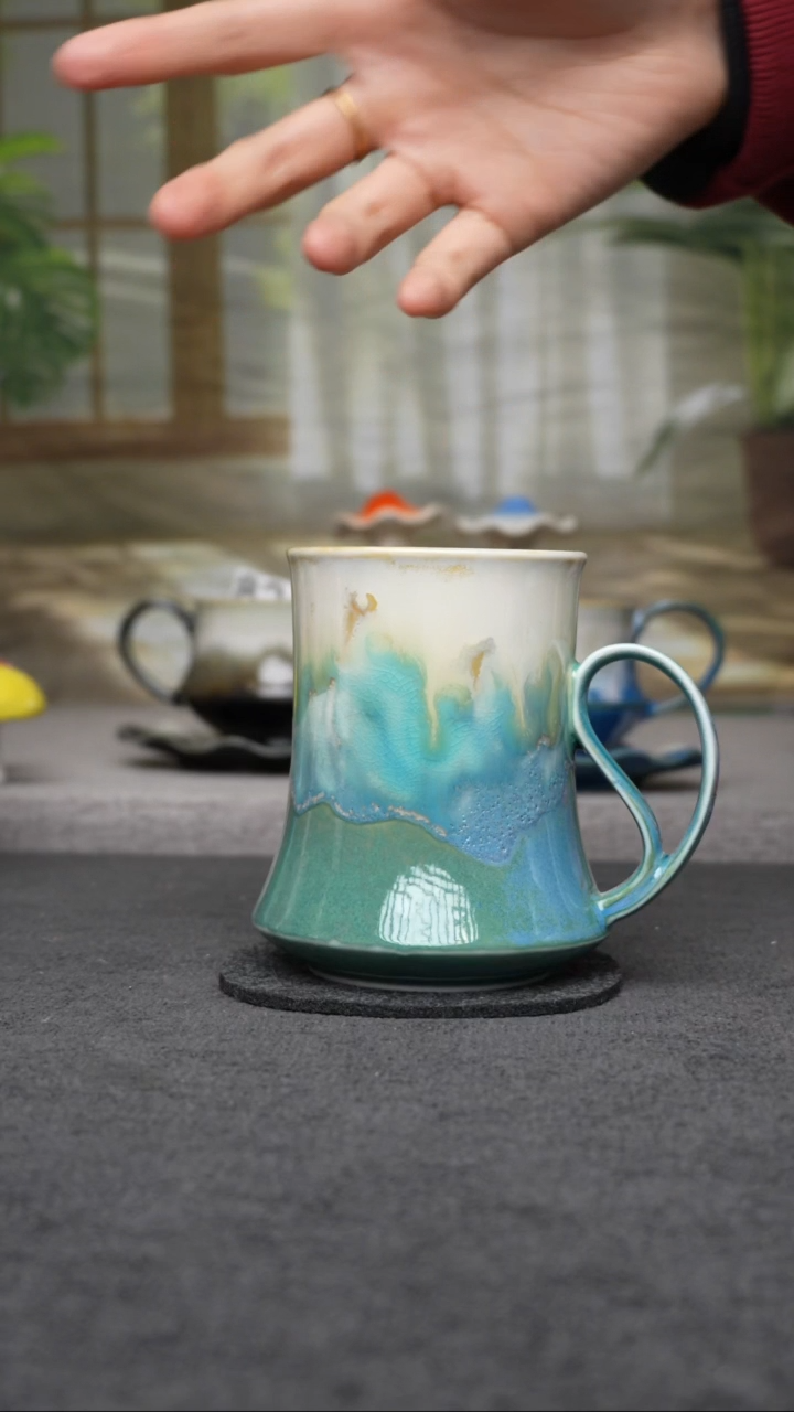 杯子陶741景德镇手工手创杯子 瑕疵