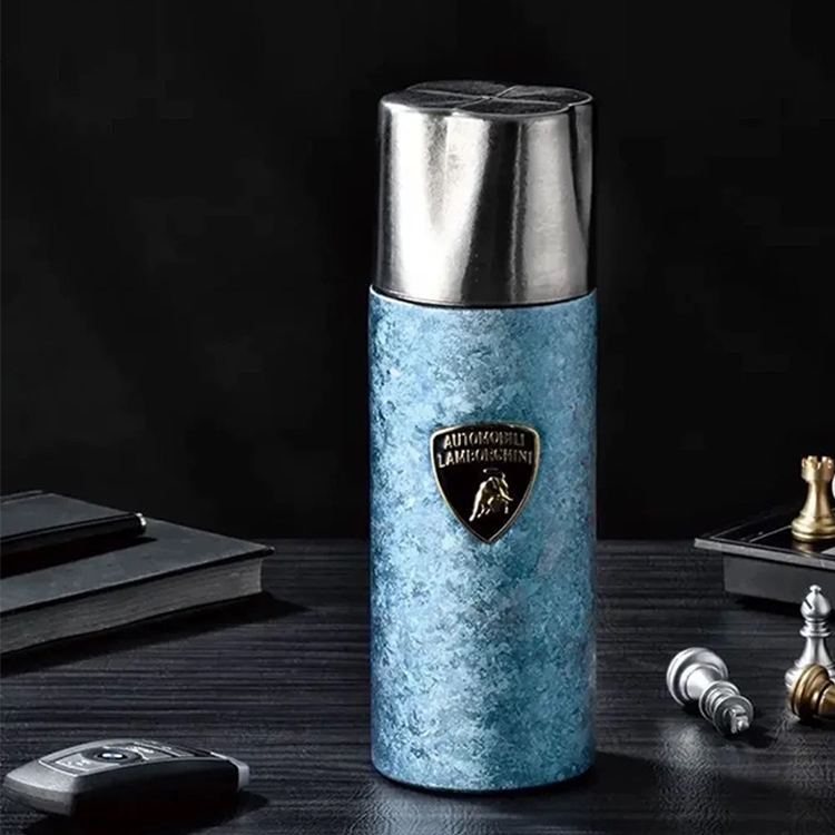 钛生活纯钛保温杯真空双层磁吸盖商务便携户外兰博基尼焖泡茶杯