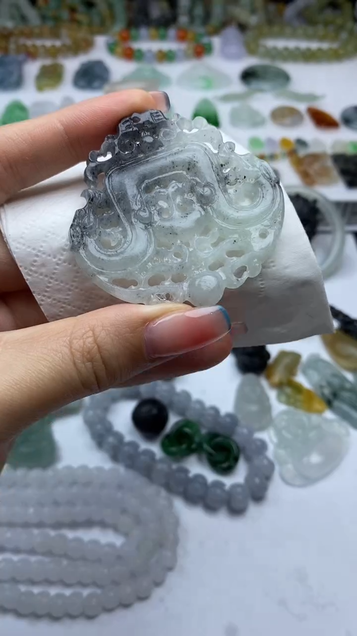 未镶嵌定制翡翠毛货定制不退不换