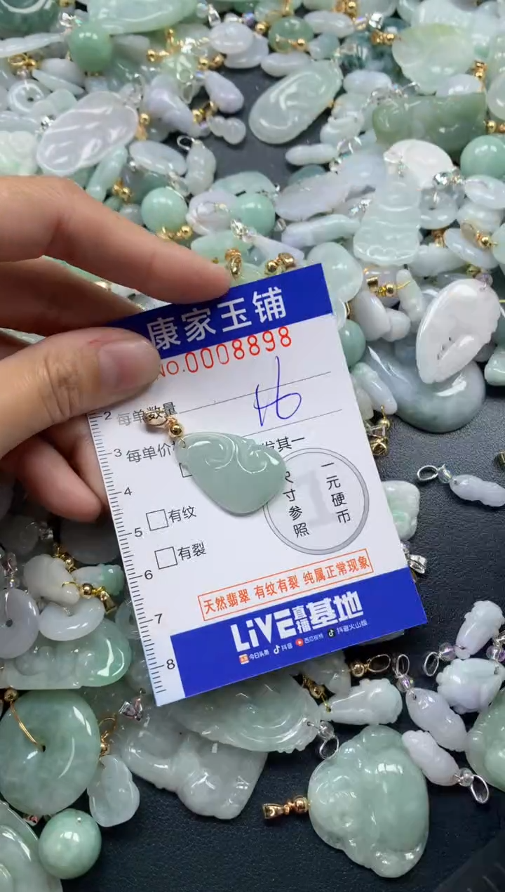 颈饰未镶嵌翡翠8898