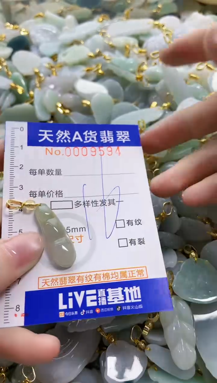 颈饰未镶嵌翡翠天然A货翡翠