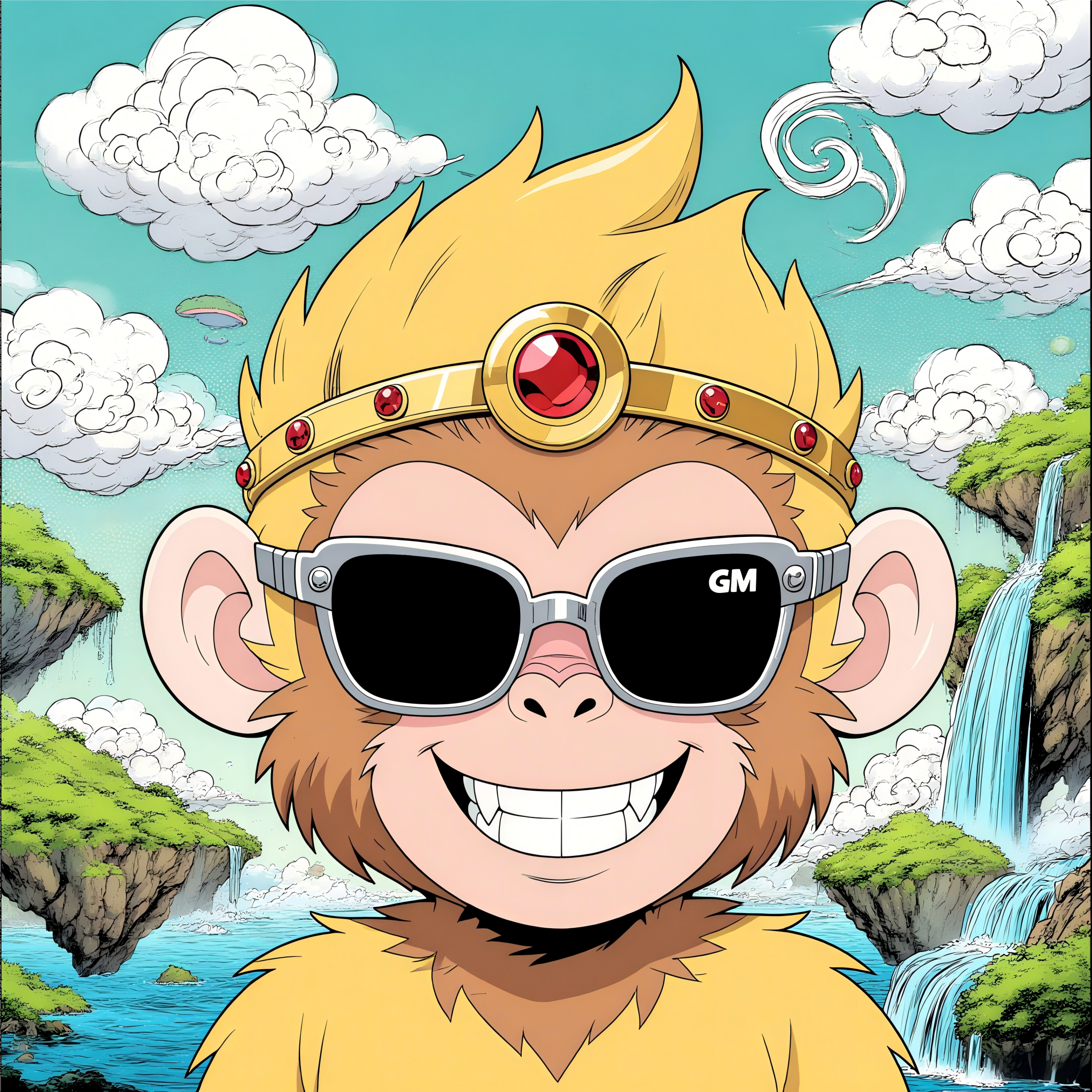 「备注链接」时尚Monkey墨镜