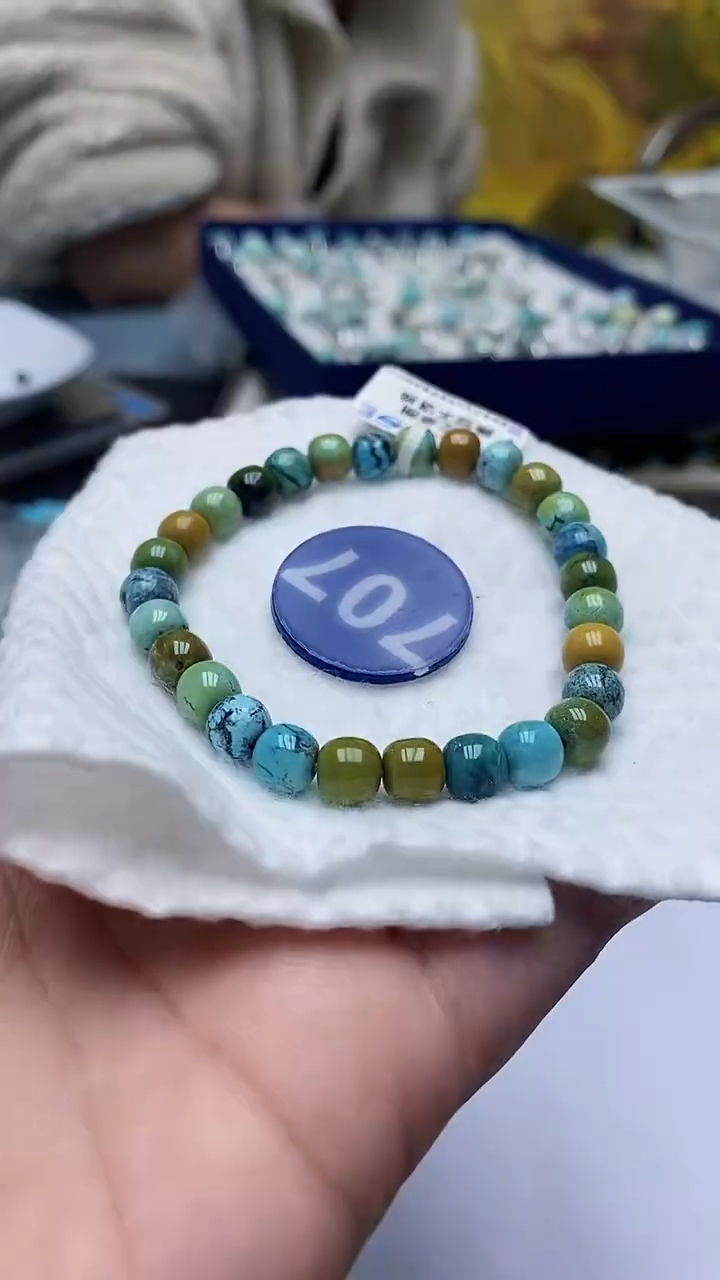 绿松石未镶嵌手链707