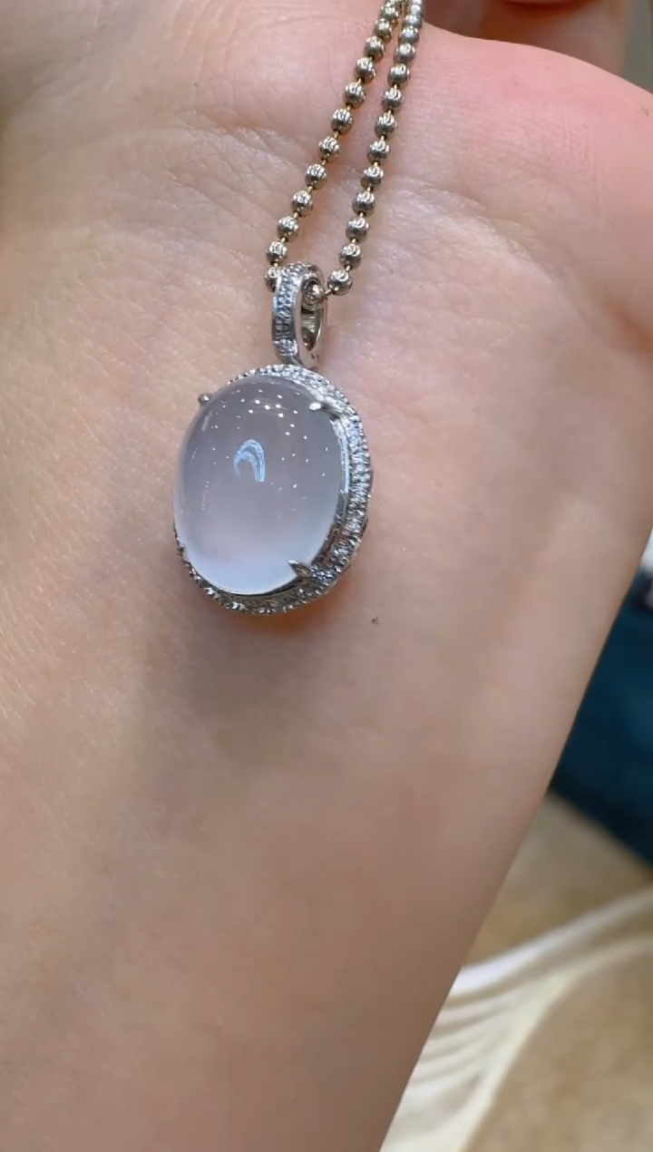 吊坠(不含链)18K金镶嵌翡翠多样性团购发一件