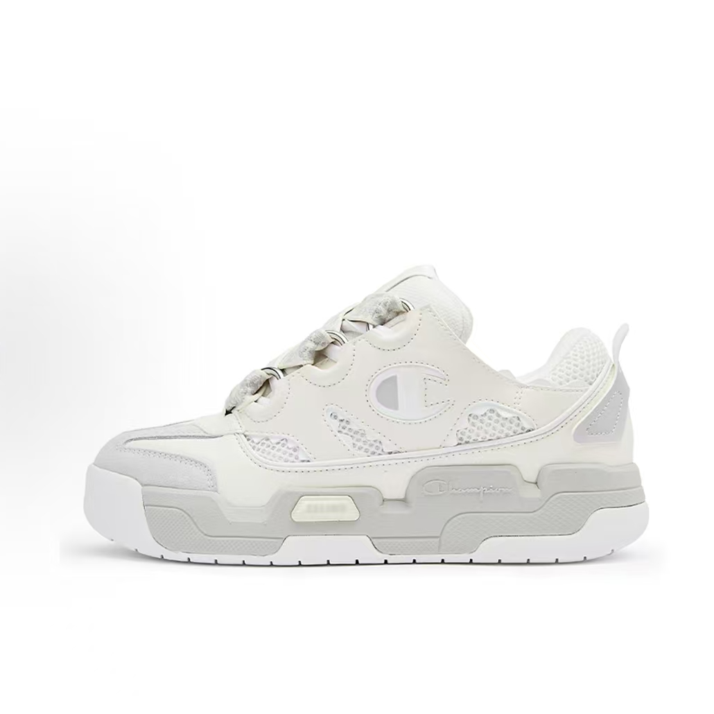 Champion 织物合成革休闲运动 厚底 低帮 板鞋 女款U3DFCTW05P2