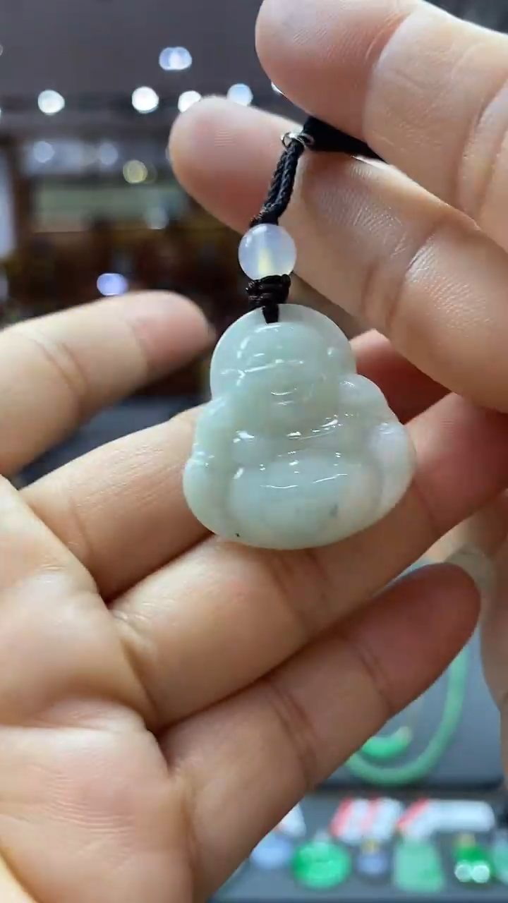 颈饰未镶嵌翡翠佛公 03号