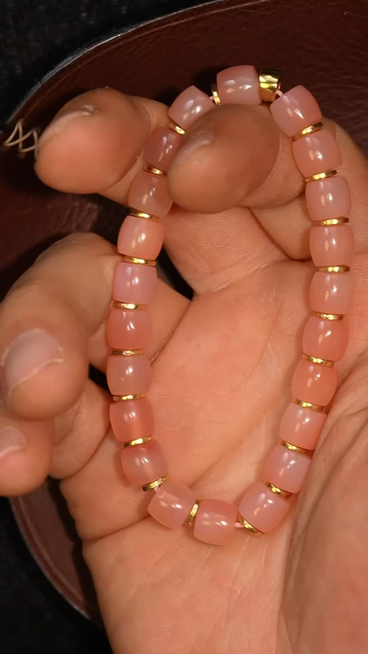 玛瑙/玉髓套链未镶嵌多样性发其一，DIY一