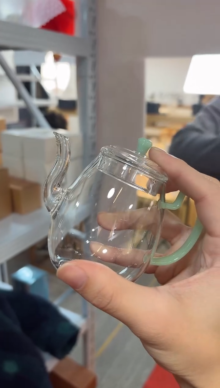 【闪购商品】孤品禾器-灵雀壶-浅玉色