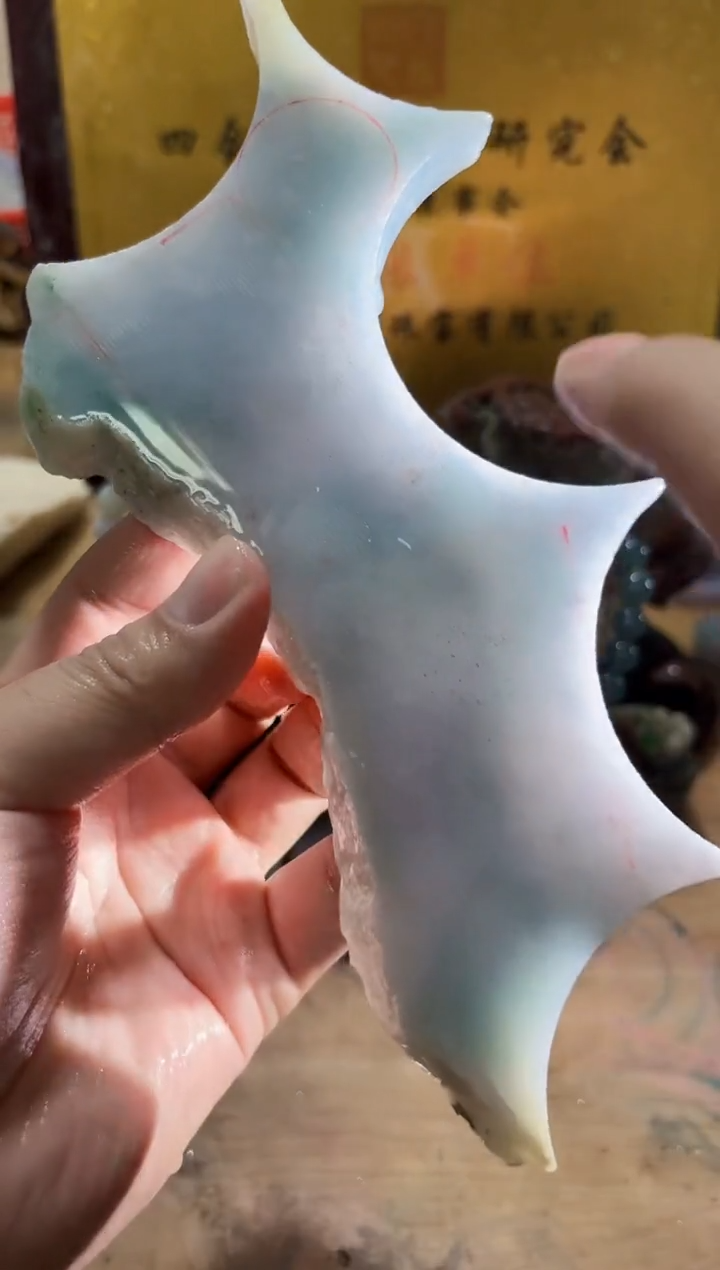 未镶嵌挂件翡翠A货常星7304