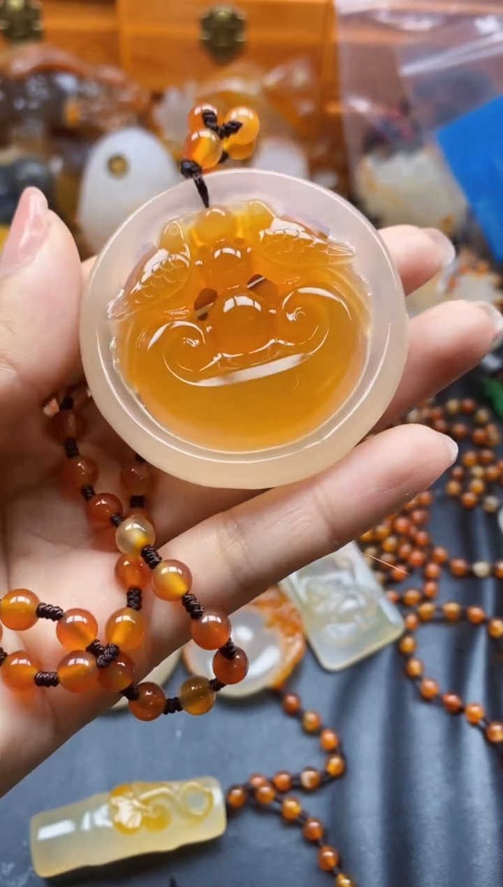 未镶嵌挂件玛瑙/玉髓缘**此ll