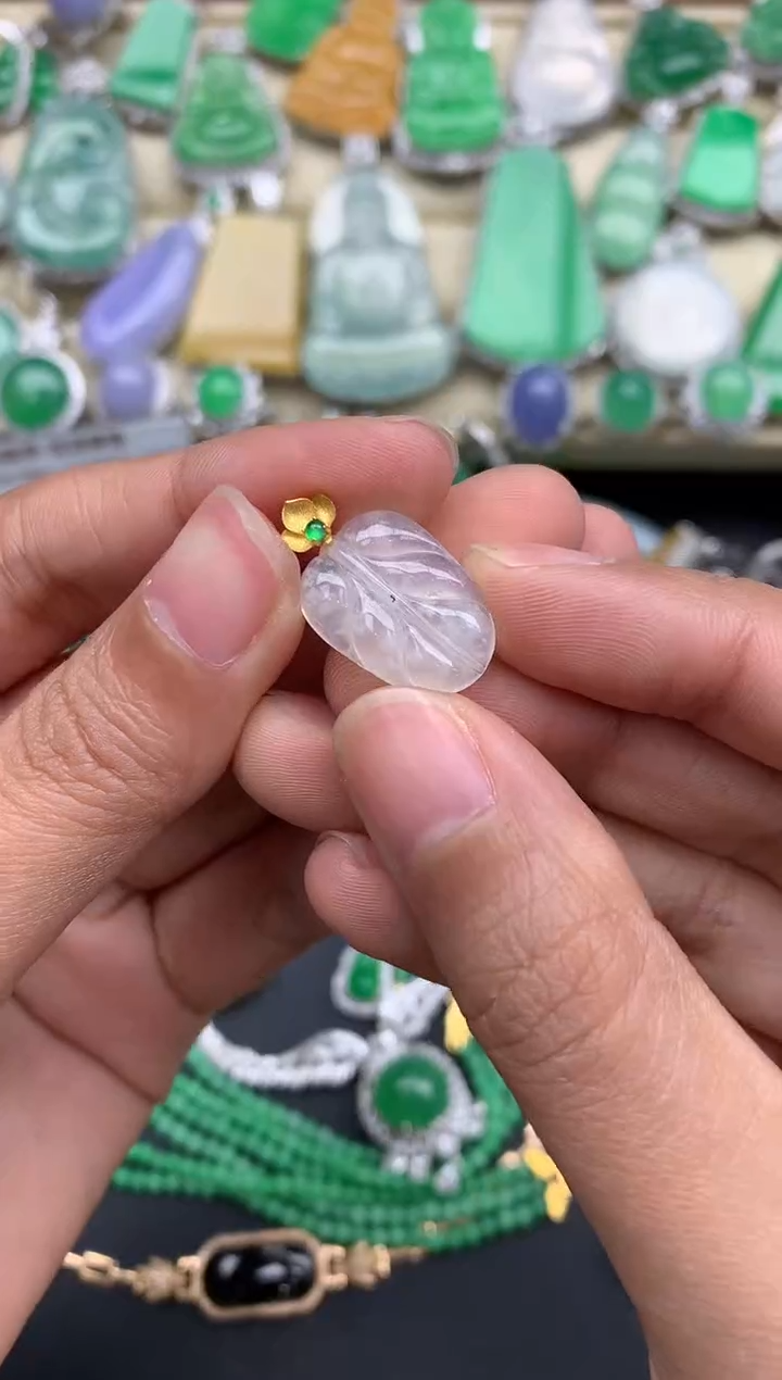 【闪购商品】翡翠颈饰18K金镶嵌209-中国好珍宝
