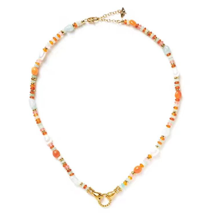 【40cm】摩瑟DP【桔珠手拉手挂链】JCDF花瓶摆件玻璃花盆SS