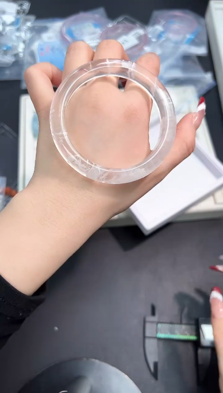 【闪购商品】水晶手镯未镶嵌42E多样性发其一/1条默认微瑕58