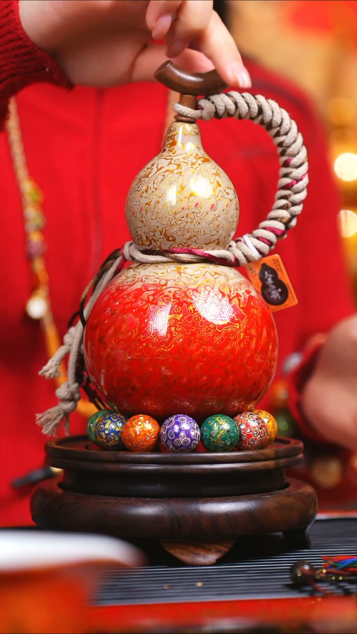 【闪购商品】JV075非遗臻选大漆酒葫芦